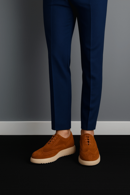 Chaussures Homme -Daim Camel Ref 446